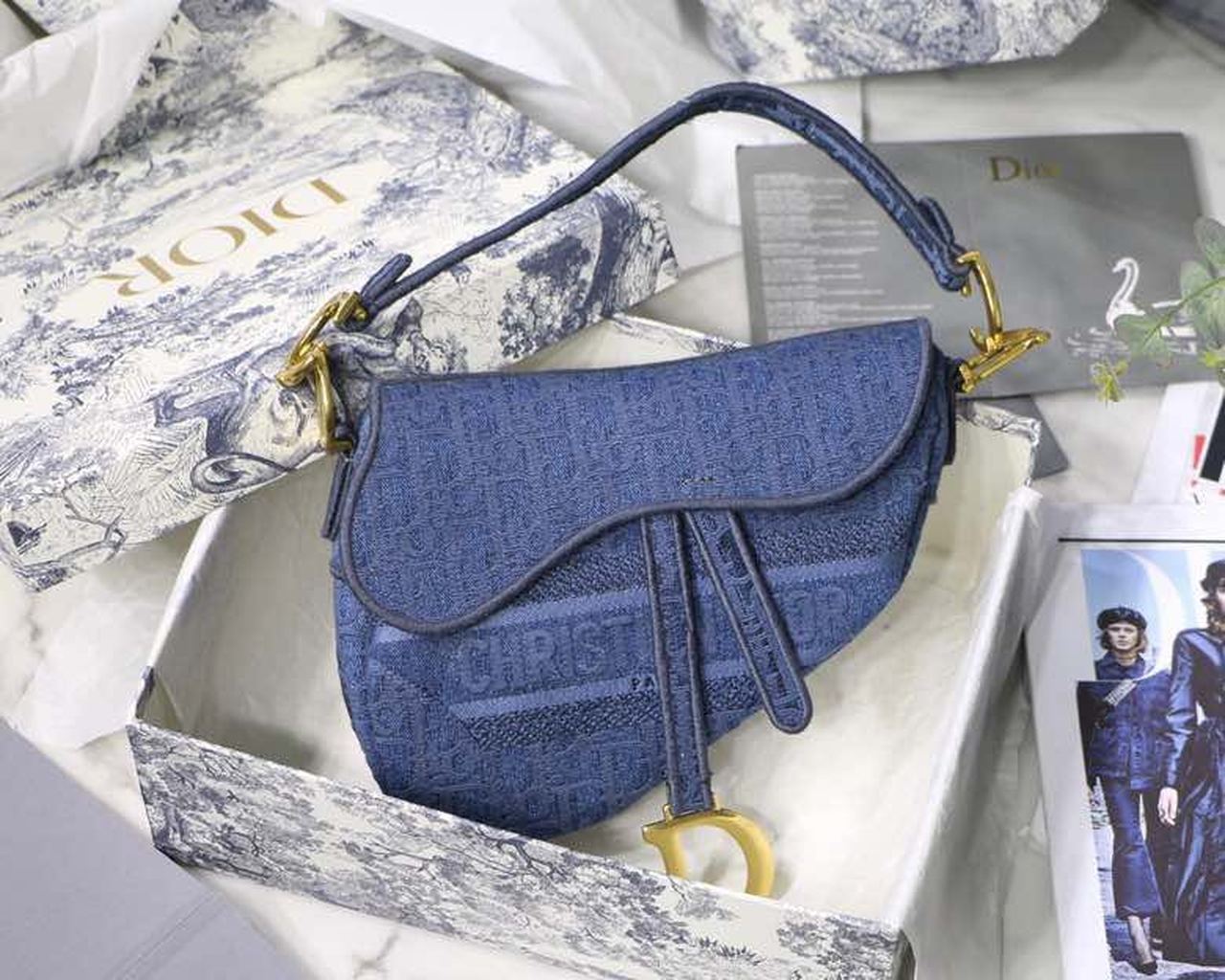 DI Saddle Bag Light Blue For Women 10in/25.5cm CD