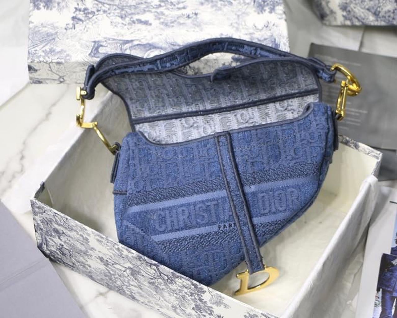 DI Saddle Bag Light Blue For Women 10in/25.5cm CD