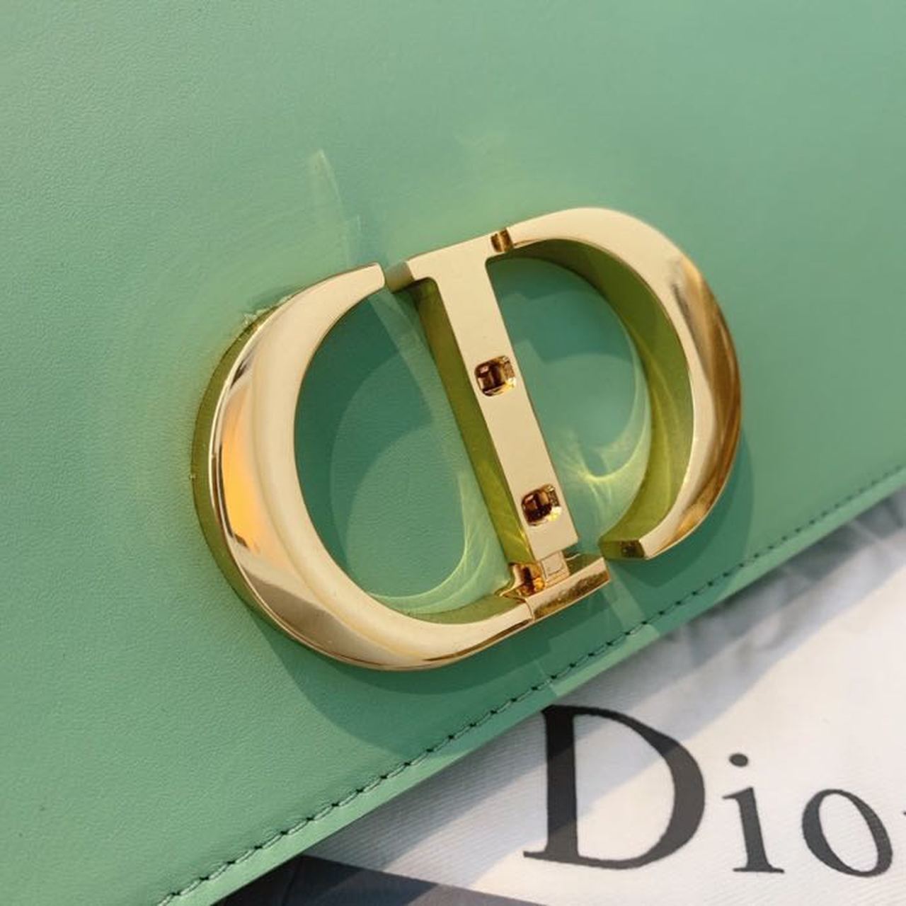 DI Medium 30 Montaigne Bag Deep Mint Green Box For Women 24cm/9in CD