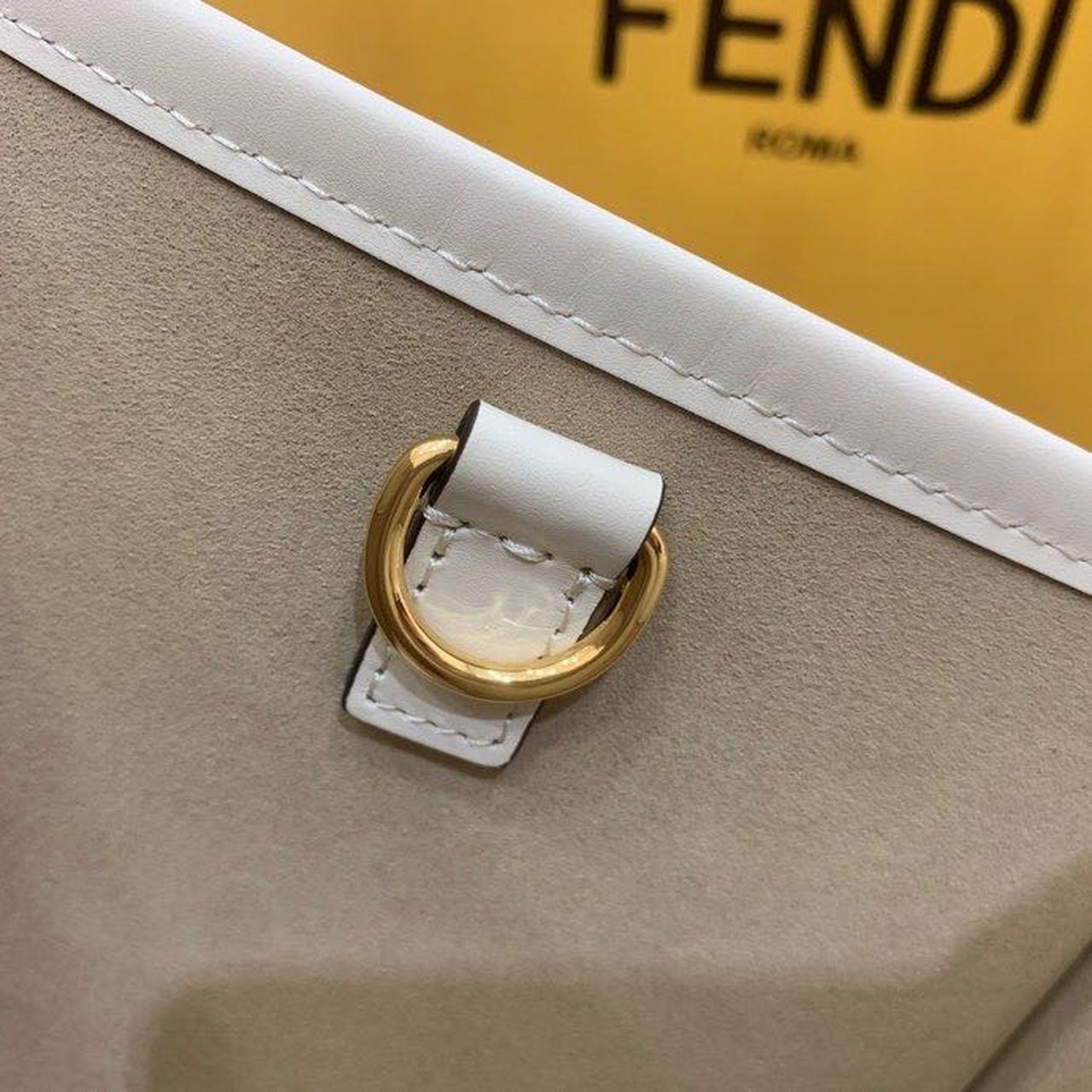 FI Sunshine Large Cream For Women, Women’s Handbags, Shoulder And Crossbody Bags 15.7in/40cm FF 8BH372