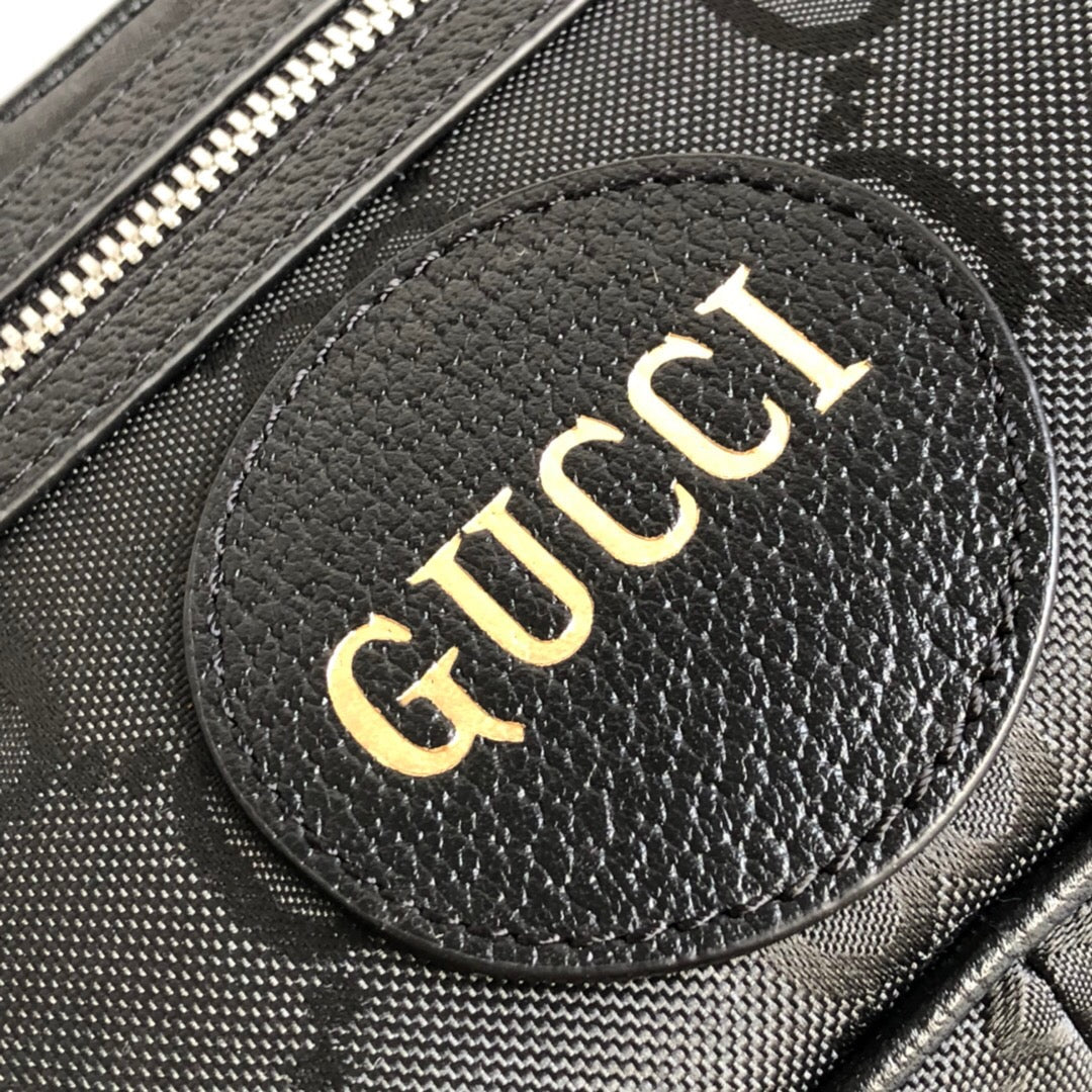 gg Off The Grid Belt Bag Black gg ECONYL® For Men 9.5in/24cm gg 631341 H9HBN 1000
