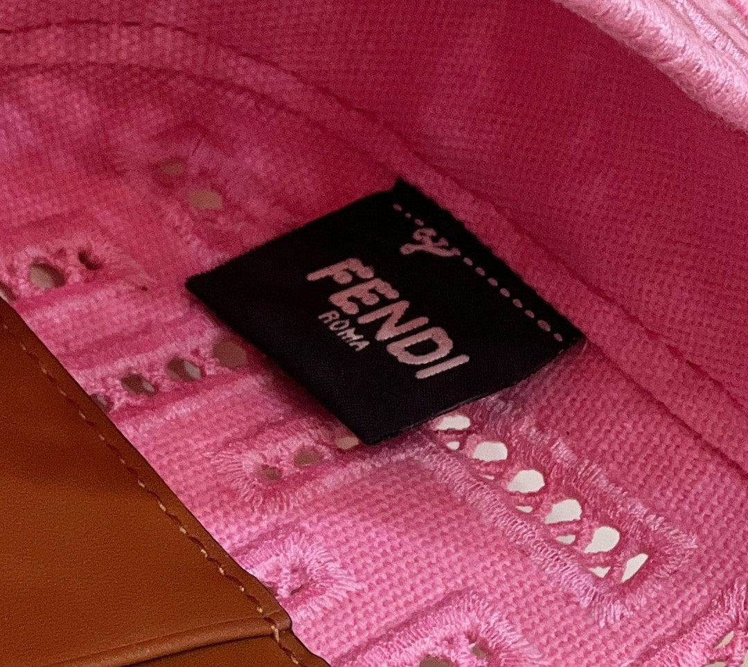 FI Baguette Pink with Embroidery Small Bag For Woman 21cm/8in