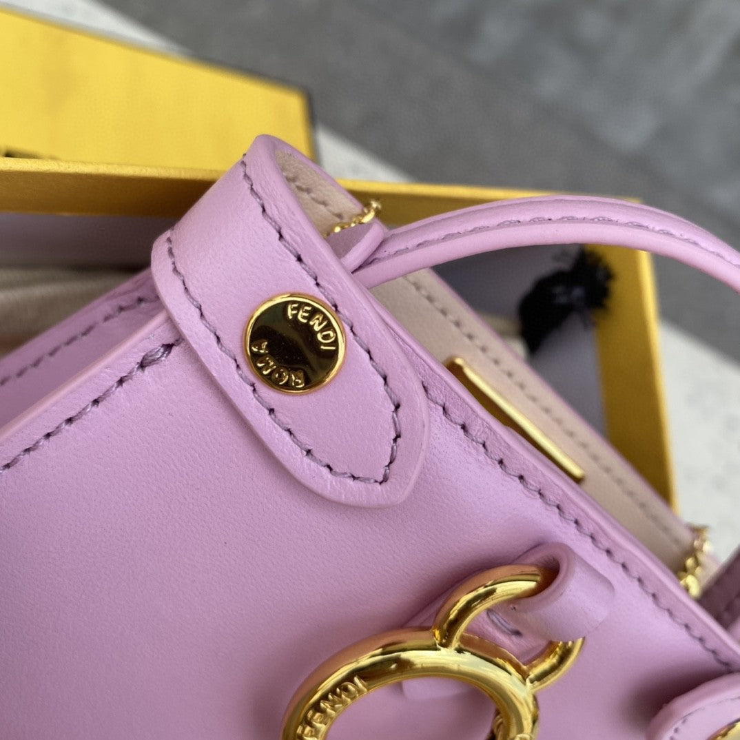 FI Nano Peekaboo Charm Crossbody Pink Bag For Woman 12cm/4.5in