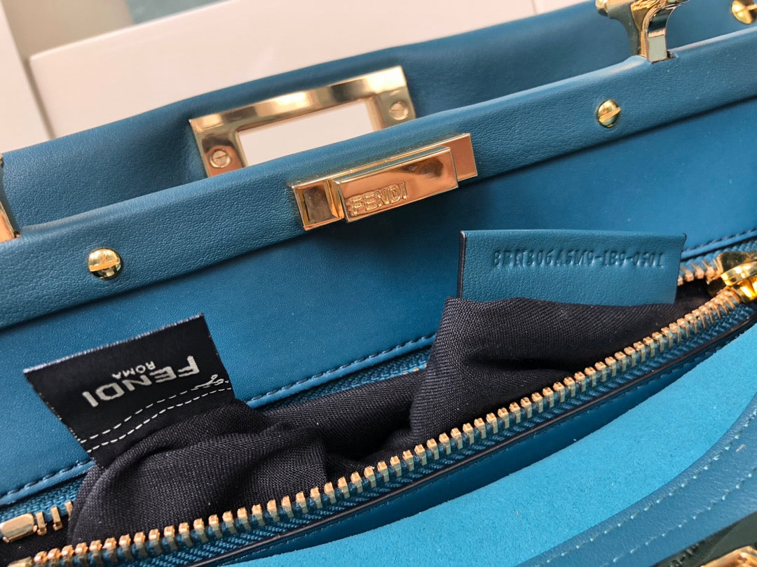 FI Handle Bag Blue For Woman 12.6in/32cm