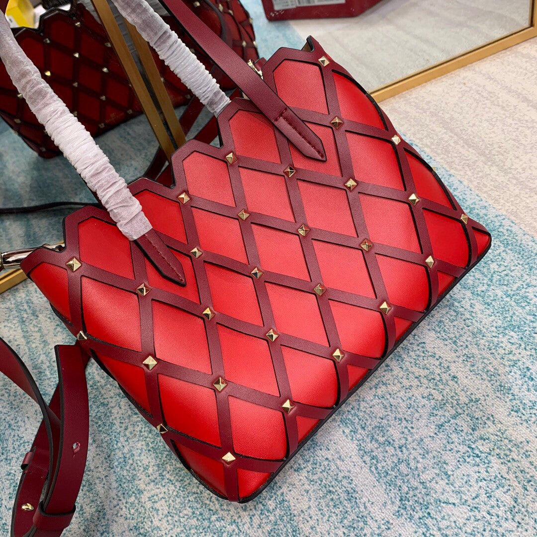 Valentino Garavani Beehive Small Bag Red, For Women, Women’s Bags 9in/22.9cm