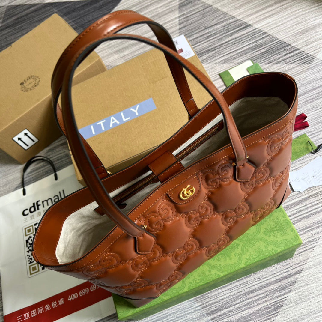 gg Medium Tote Red For Women, Women’s Bags 15in/38cm gg 631685 UM8IG 2546