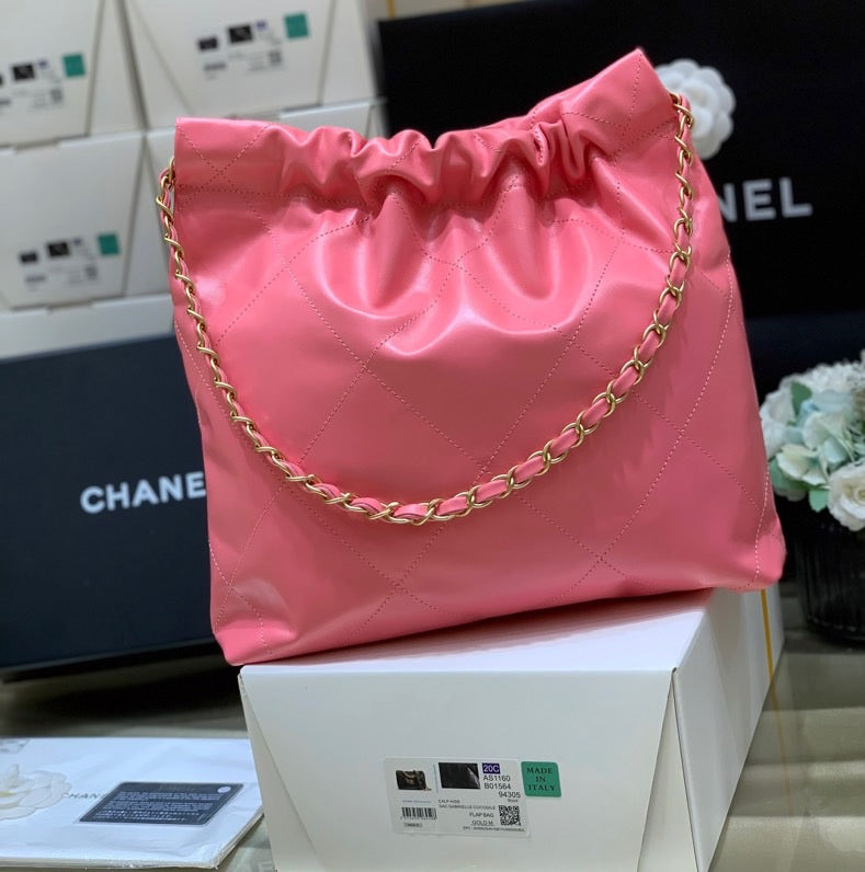 CHL 22 Handbag Coral PiNike For Women 14.4 in/37cm AS3261 B08037 NH621