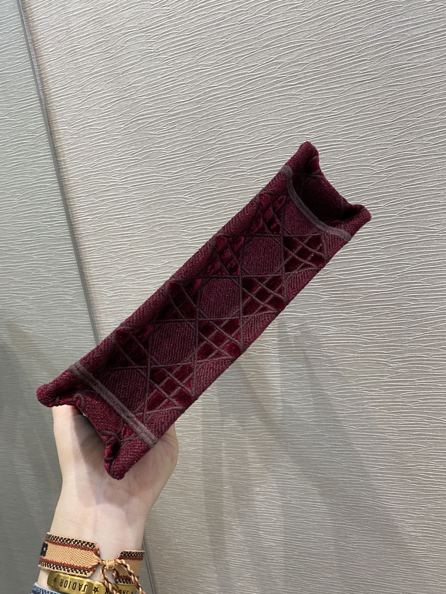 DI Mini Book Tote Red Embroidery Red For Women Women’s Handbag 9in/23cm CD