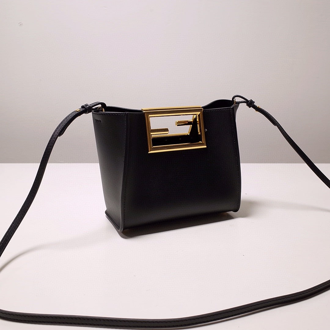 FI Way Small Black Bag For Woman 17.5cm/7in 8BS054AAIWF0KUR