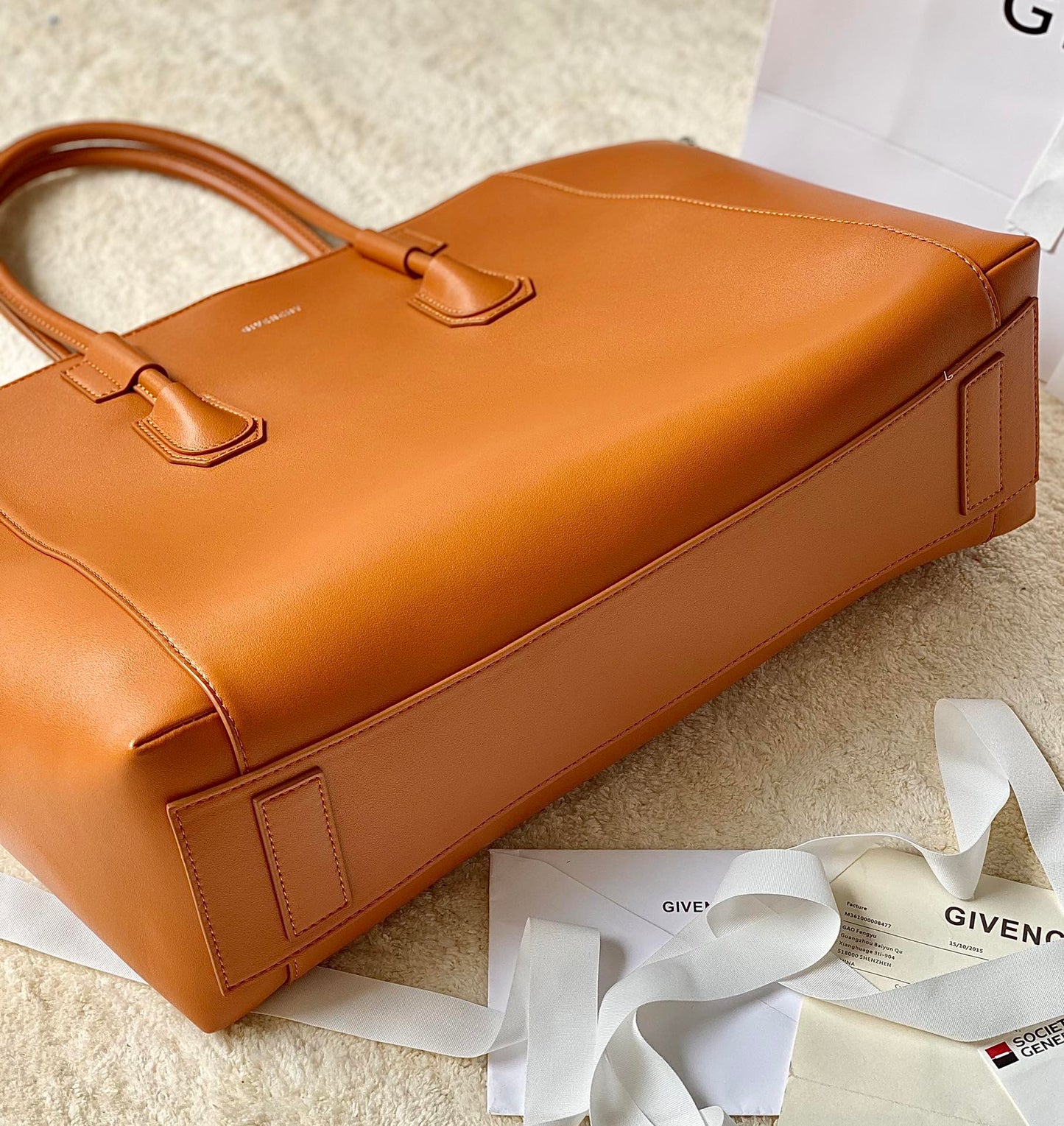 gv Small Antigona Sport Bag Pumpkin For Women, Handbags, Shoulder Bags 13in/33cm GVC BB50MZB1A4-802
