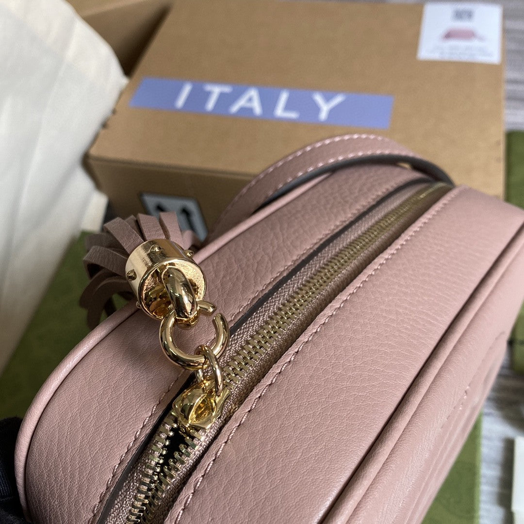 gg Soho Small Disco Bag Dust Pink For Women, Women’s Bags, Shoulder And Crossbody Bags 8in/21cm gg 308364