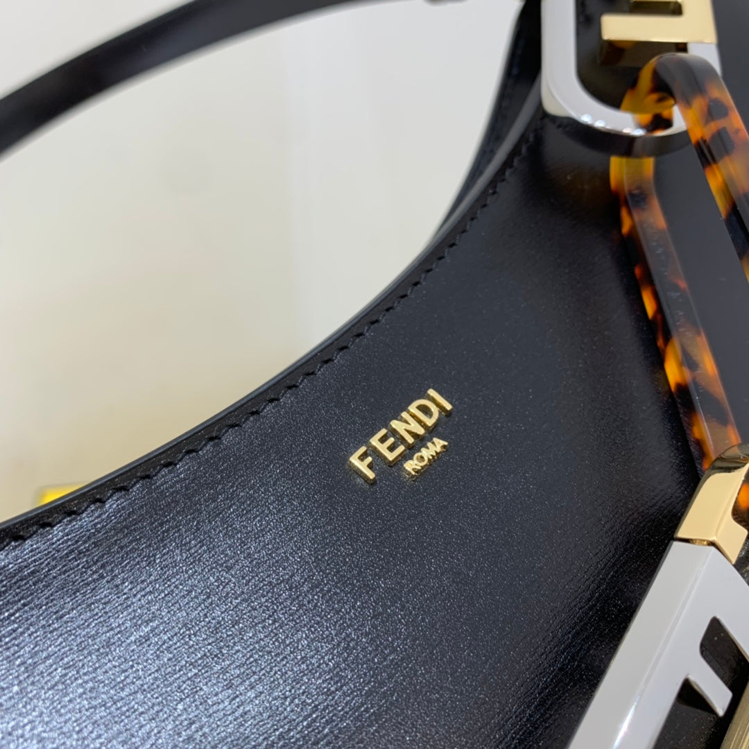 FI O’Lock Swing Black Bag For Woman 32cm/12in 8BS068AHM0F19KX