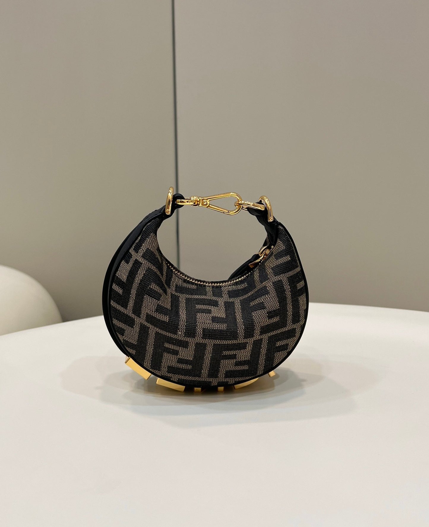 FI Nano FIgraphy Brown For Women, Women’s Handbags 6.7in/17cm FF 7AS089