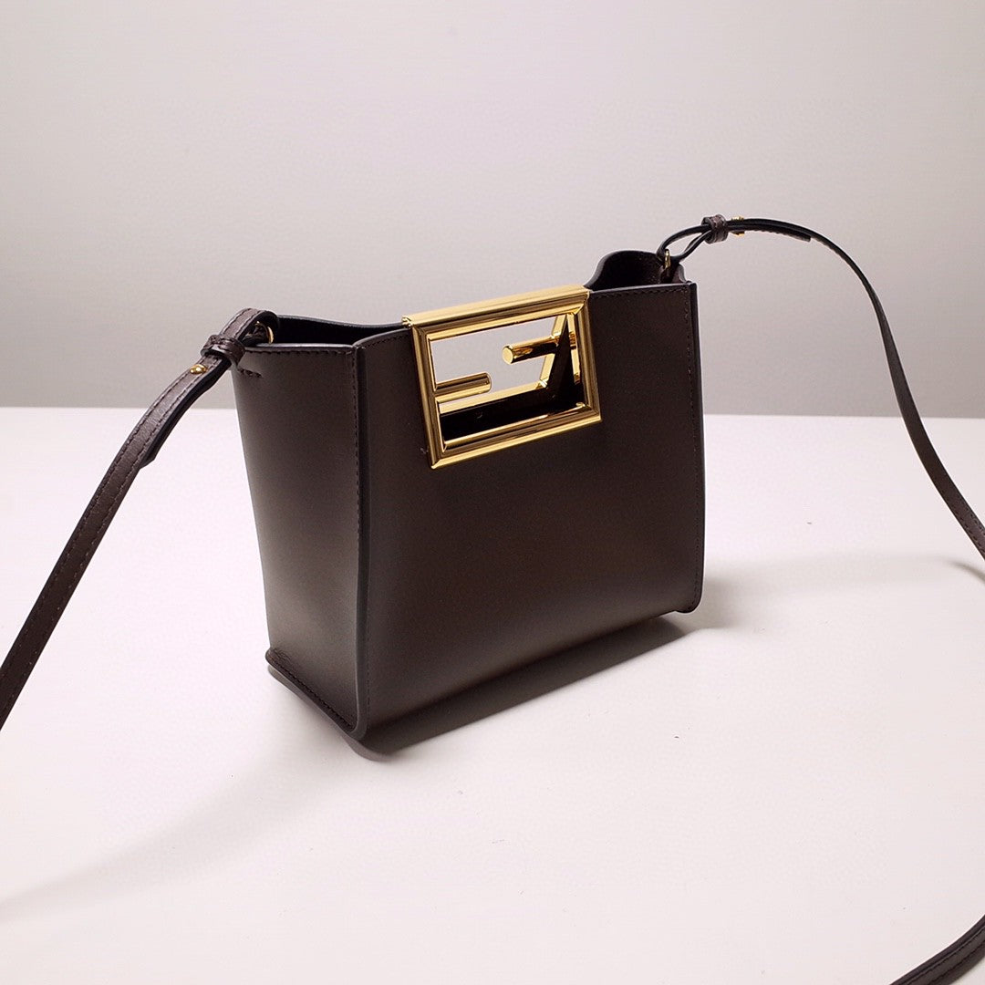 FI Way Small Dark Grey Bag For Woman 17.5cm/7in
