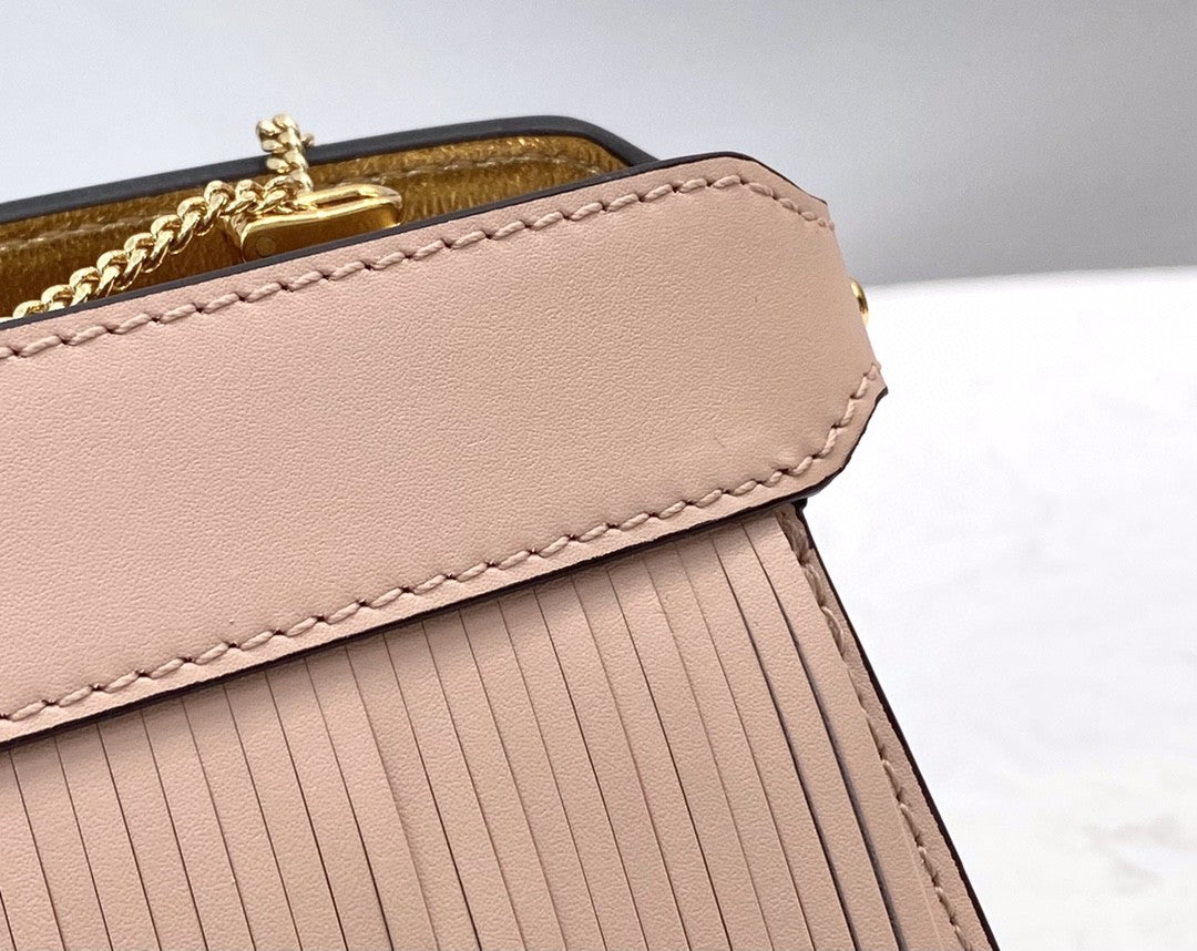 FI Peekaboo Small Iseeu Pochette Pink Bag For Woman 21cm/8in