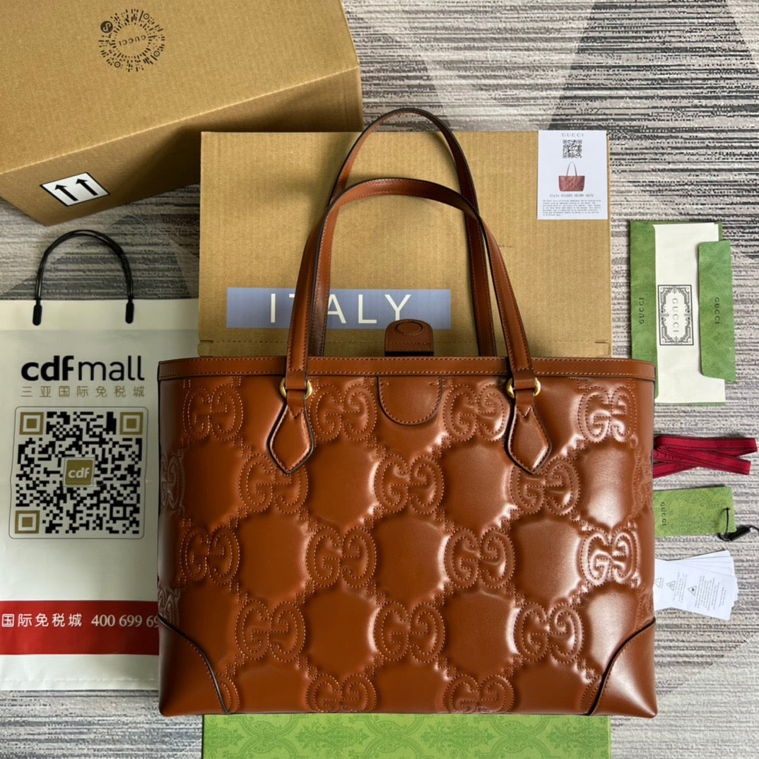 gg Medium Tote Red For Women, Women’s Bags 15in/38cm gg 631685 UM8IG 2546