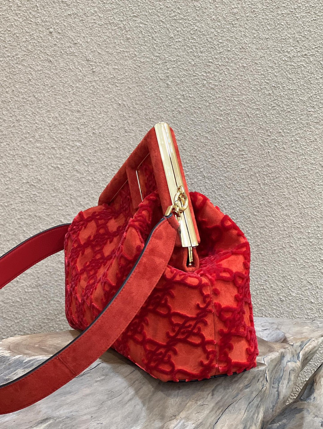 FI First Medium Red Bag For Woman 32.5cm/13in