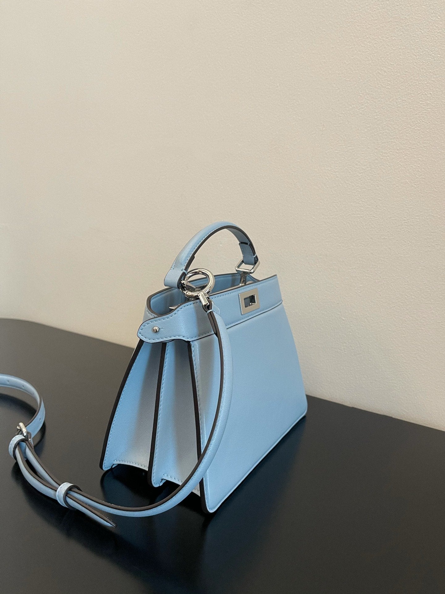 FI Peekaboo ISeeU Petite Light Blue Small Bag For Woman 20cm/8in