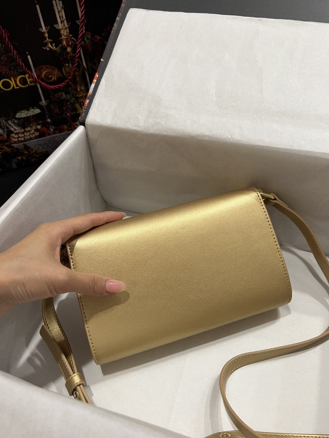 DG 3.5 Clutch Gold For Women 8.3in/21cm DG