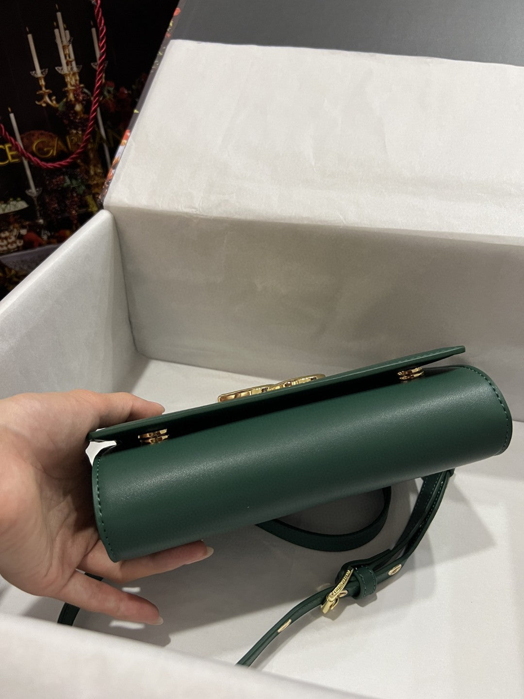 DG 3.5 Clutch Green For Women 8.3in/21cm DG