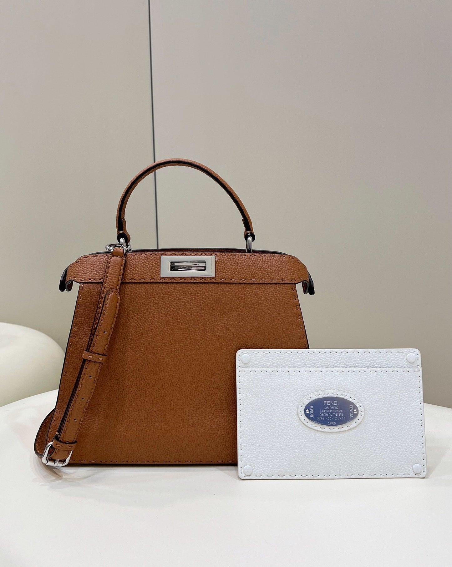 FI Peekaboo ISeeU Medium Bronze For Women, Women’s Handbags, Shoulder Bags 13.1in/33.5cm FF