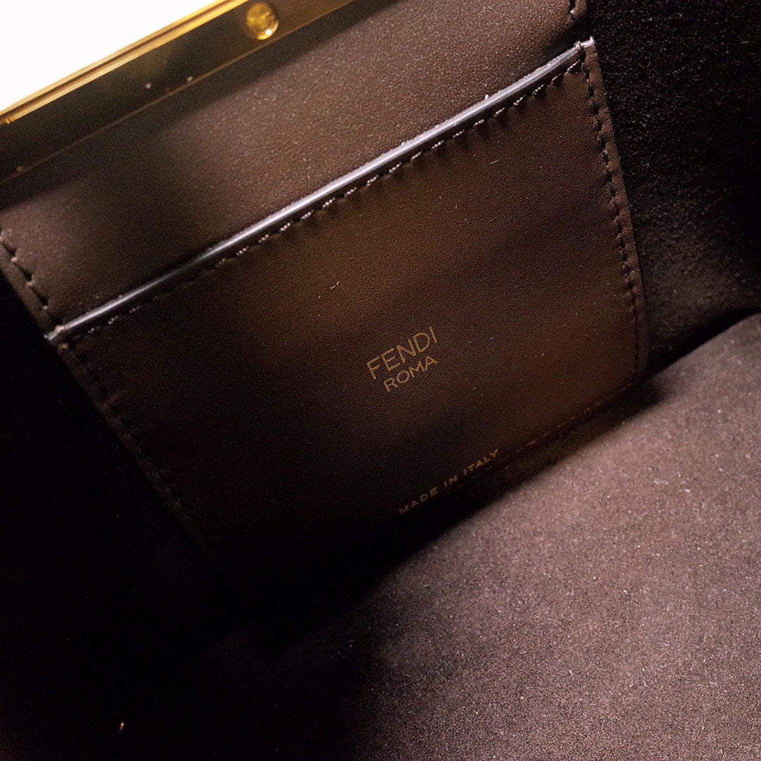 FI Way Small Dark Grey Bag For Woman 17.5cm/7in