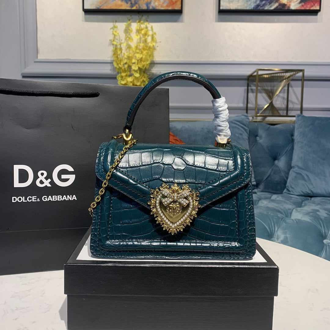 DG Small Devotion Bag Blue For Women 7.5in/19cm DG