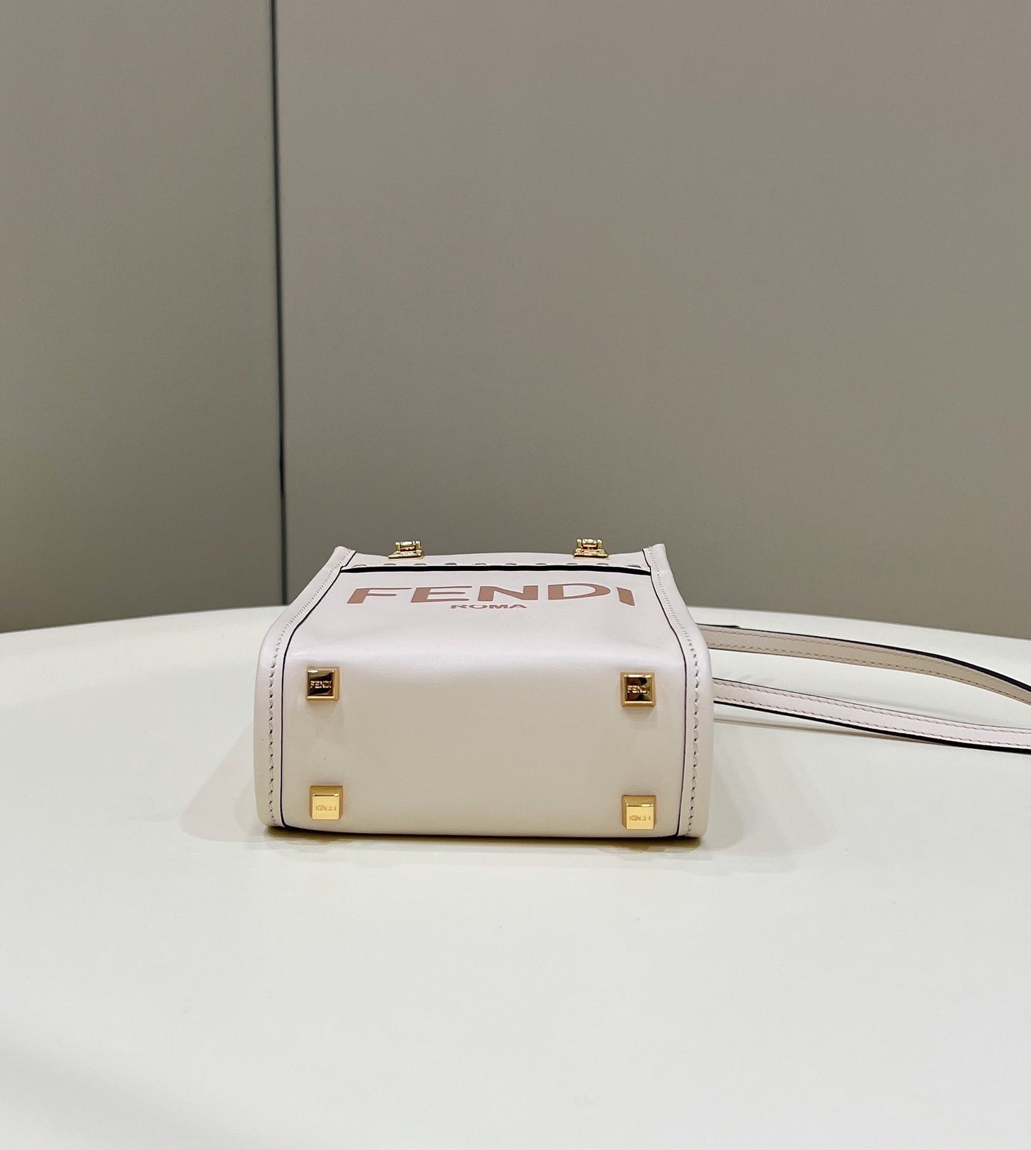 FI Sunshine Shopper White Mini Bag For Woman 13cm/5in