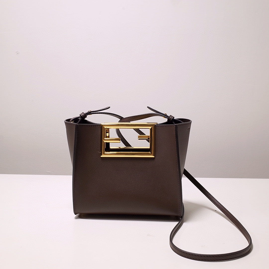 FI Way Small Dark Grey Bag For Woman 17.5cm/7in