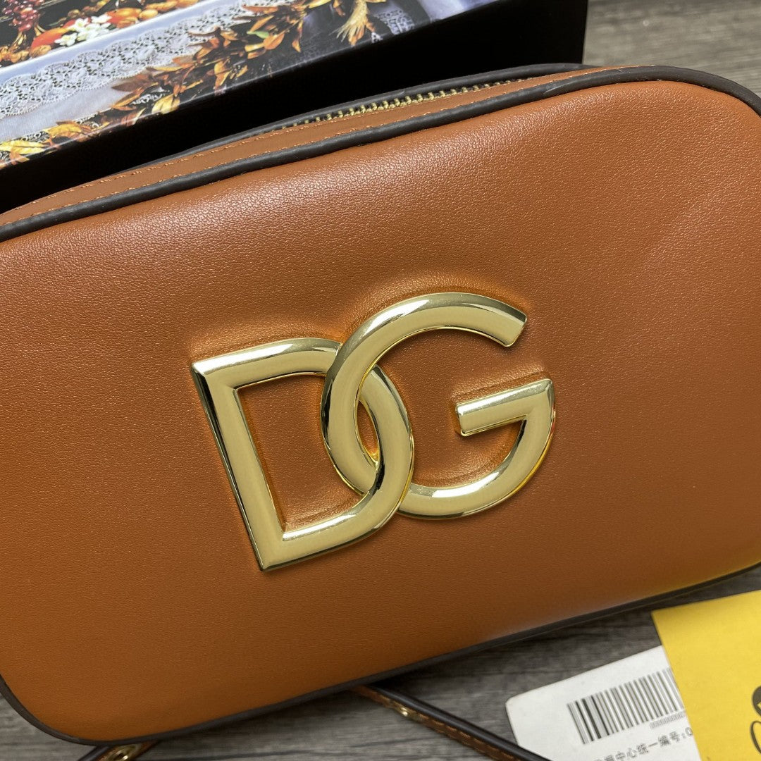 DG Crossbody 3.5 Bag Brown For Women 7.5in/19cm DG