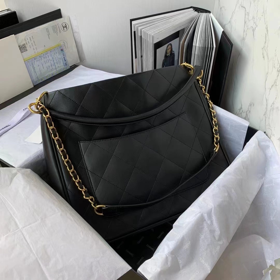 ChanelShopping Bags Black For Women, Women’s Bags 13in/30.5cm