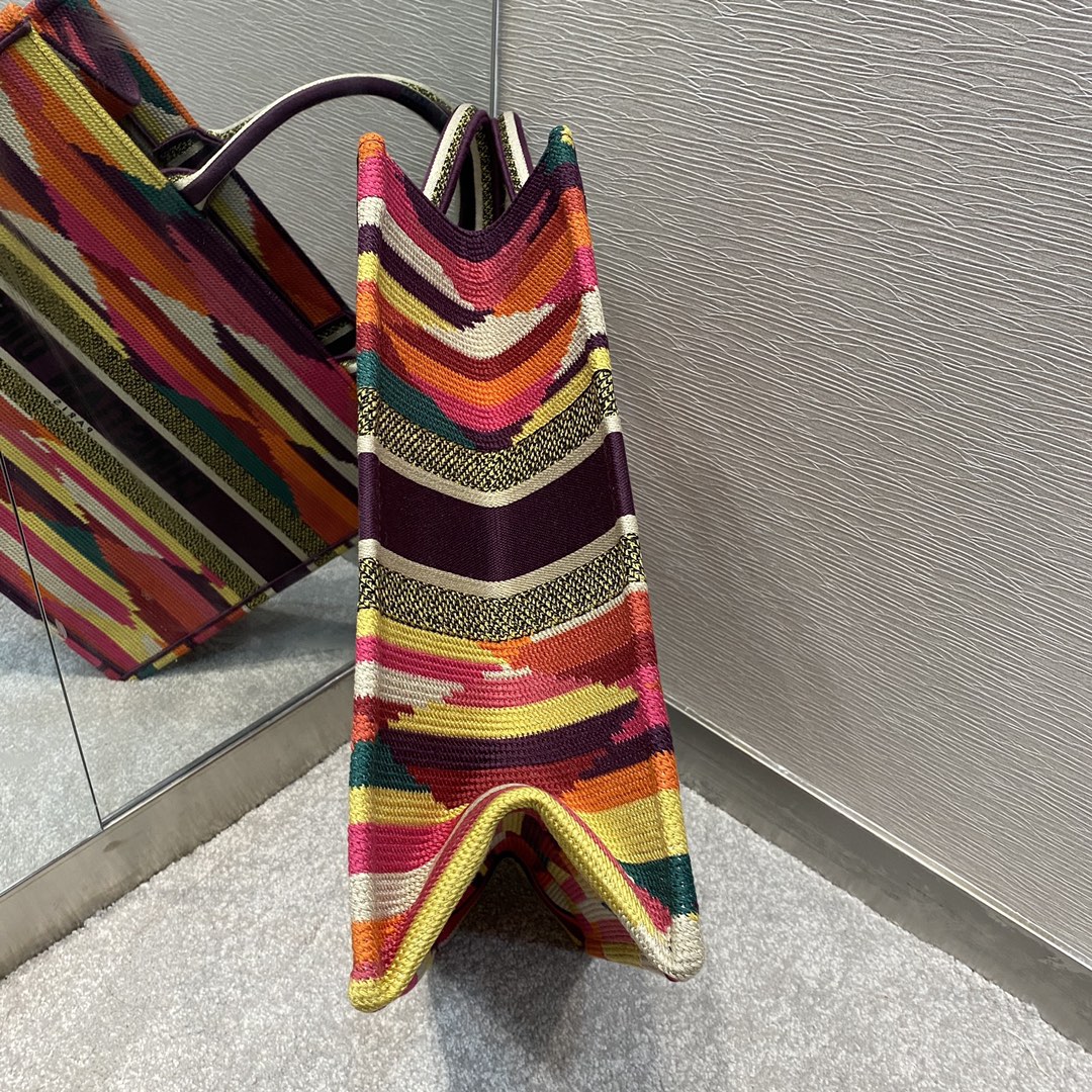 DI Large Book Tote Canvas Multicolor For Women Bag Size 42cm/16in CD