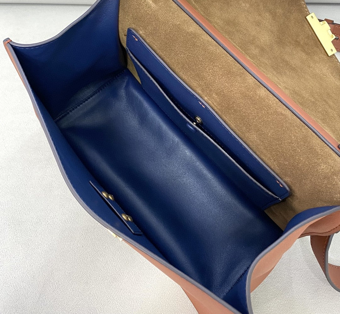 FI Kan U Small Brown Bag For Woman 25cm/9.5in