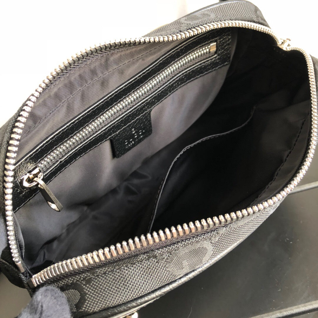 gg Off The Grid Belt Bag Black gg ECONYL® For Men 9.5in/24cm gg 631341 H9HBN 1000