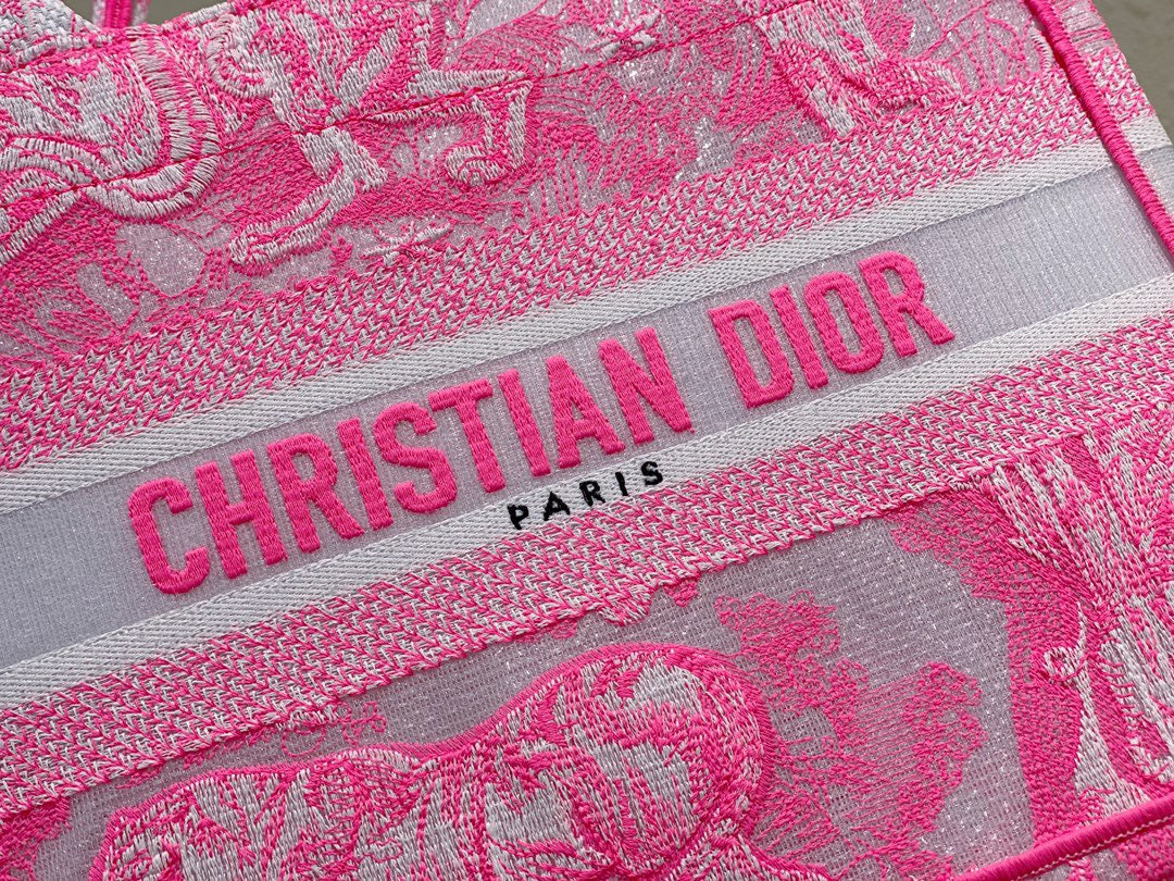 DI Small Book Tote Pink, For Women, Women’s Handbags 26.5cm/10.5in CD