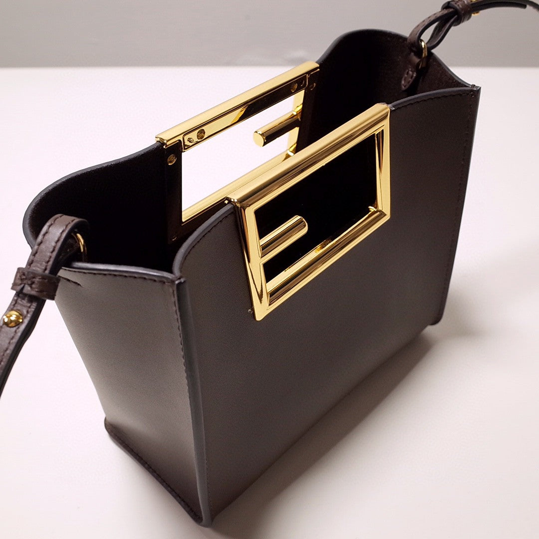 FI Way Small Dark Grey Bag For Woman 17.5cm/7in