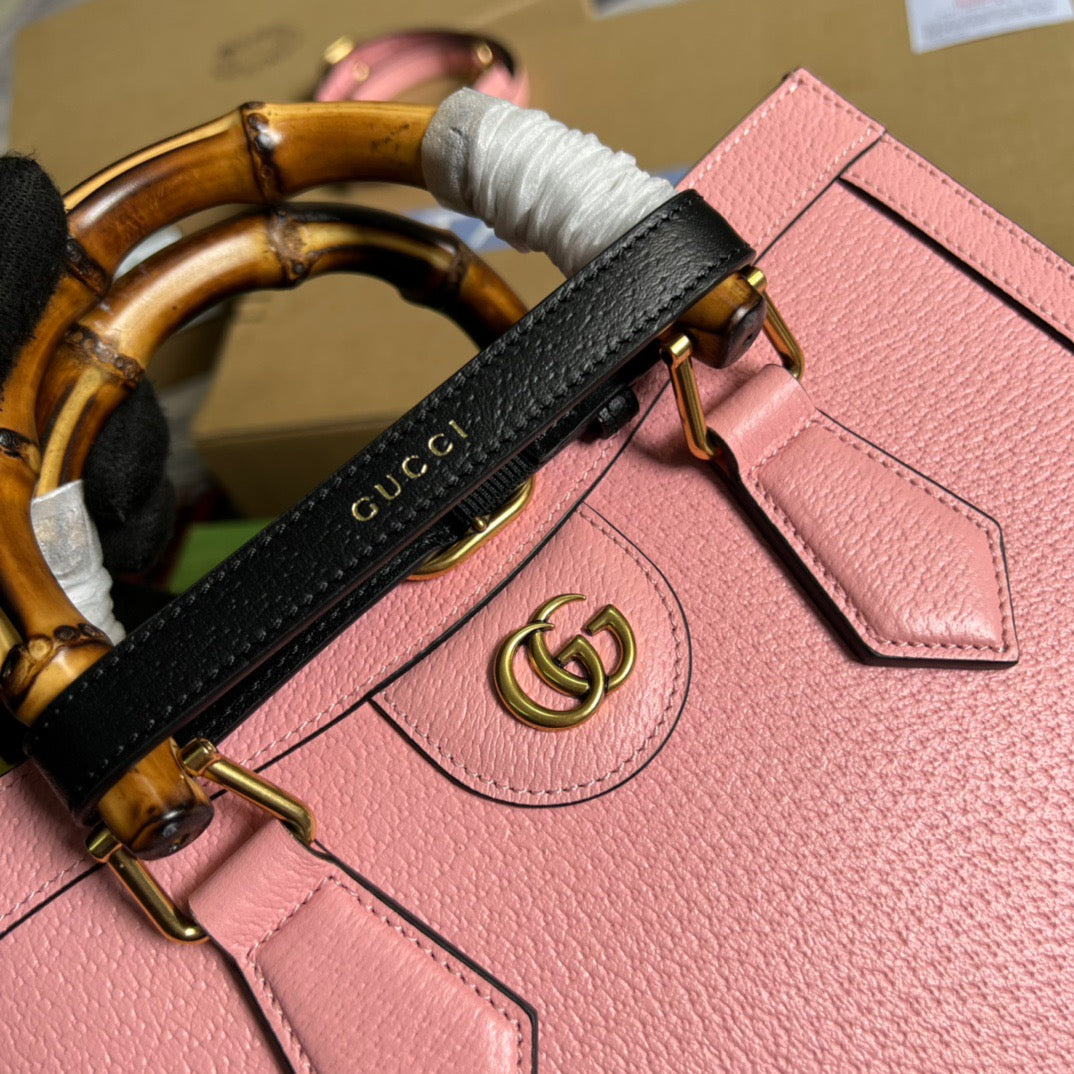 gg Diana Small Tote Bag Pink For Women, Women’s Bags 11in/27cm gg