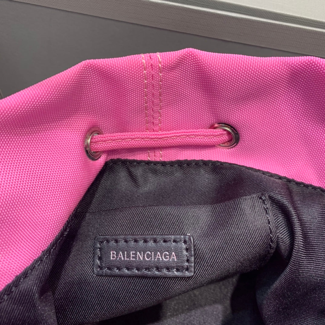 Balen Le Cagole Medium Bucket Bag In Pink, For Women, Bags 11.8in/30cm