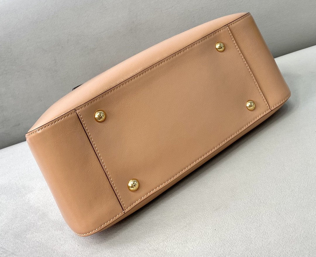 FI Medium FF Tote Shoulder Pink Bag For Woman 38cm/15in
