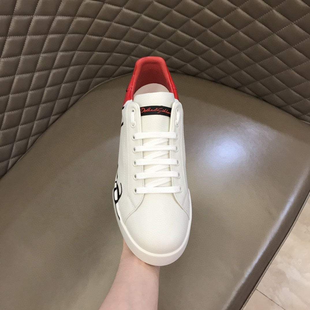 DG Portofino Sneakers White/Red For Men DG Shoes