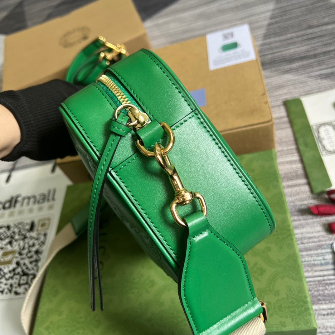 gg Matelasse Shoulder Bag Green For Women, Women’s Bags 8.5in/22cm gg 702234 UM8HG 3389
