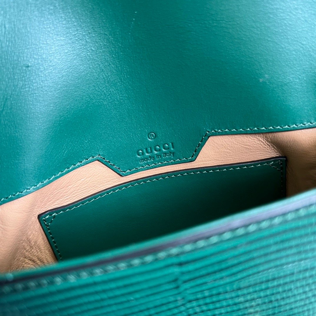 gg Horsebit 1955 Lizard Mini Bag Green For Women, Women’s Bags 8in/20cm gg 675801 LUZ0G 3154