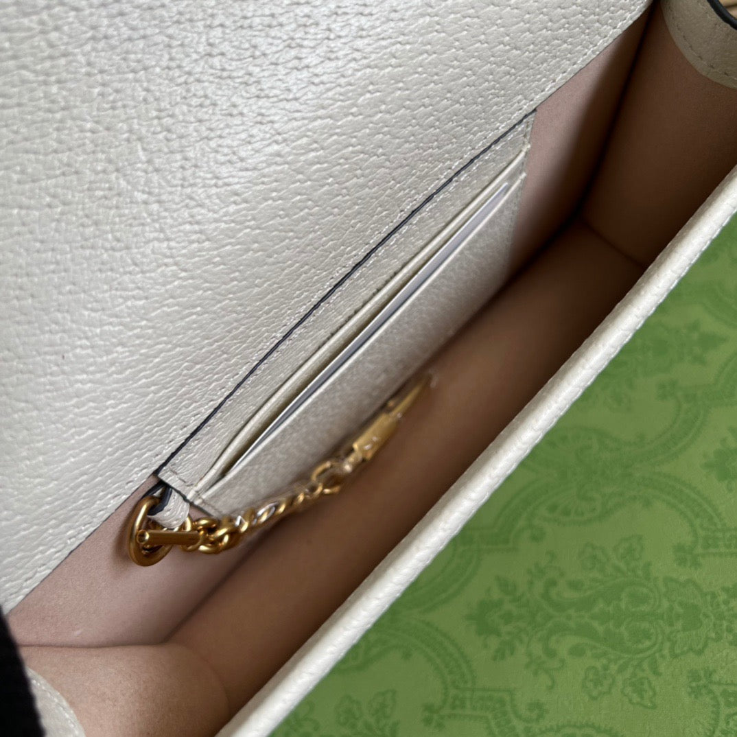 gg Diana Mini Bag With Bamboo White For Women, Women’s Bags 7.5in/19cm gg