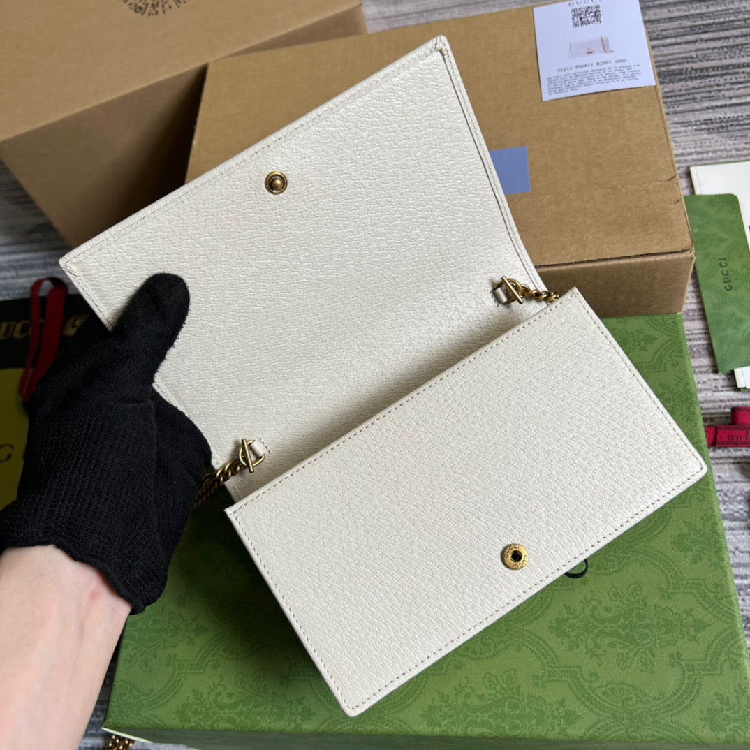 gg Diana Mini Bag With Bamboo White For Women, Women’s Bags 7.5in/19cm gg