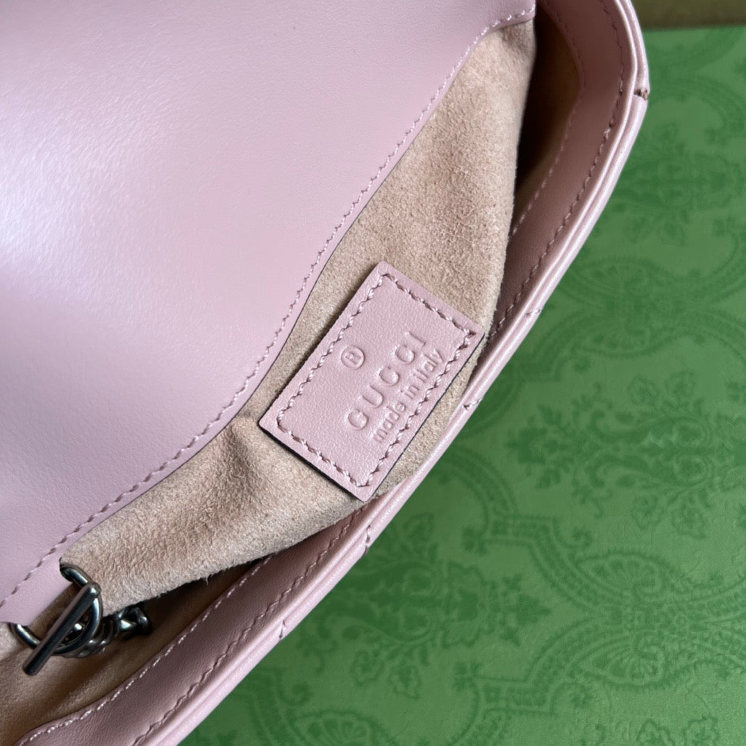 gg Marmont Super Mini Bag Pink For Women, Women’s Bags 6.2in/17cm gg