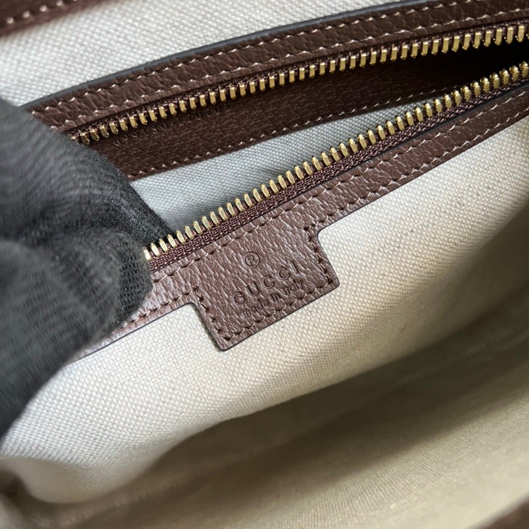 gg Jumbo gg Messenger Bag Camel And Ebony Jumbo gg Canvas For Women 9.6in/24.5cm gg 703468 92THF 1000
