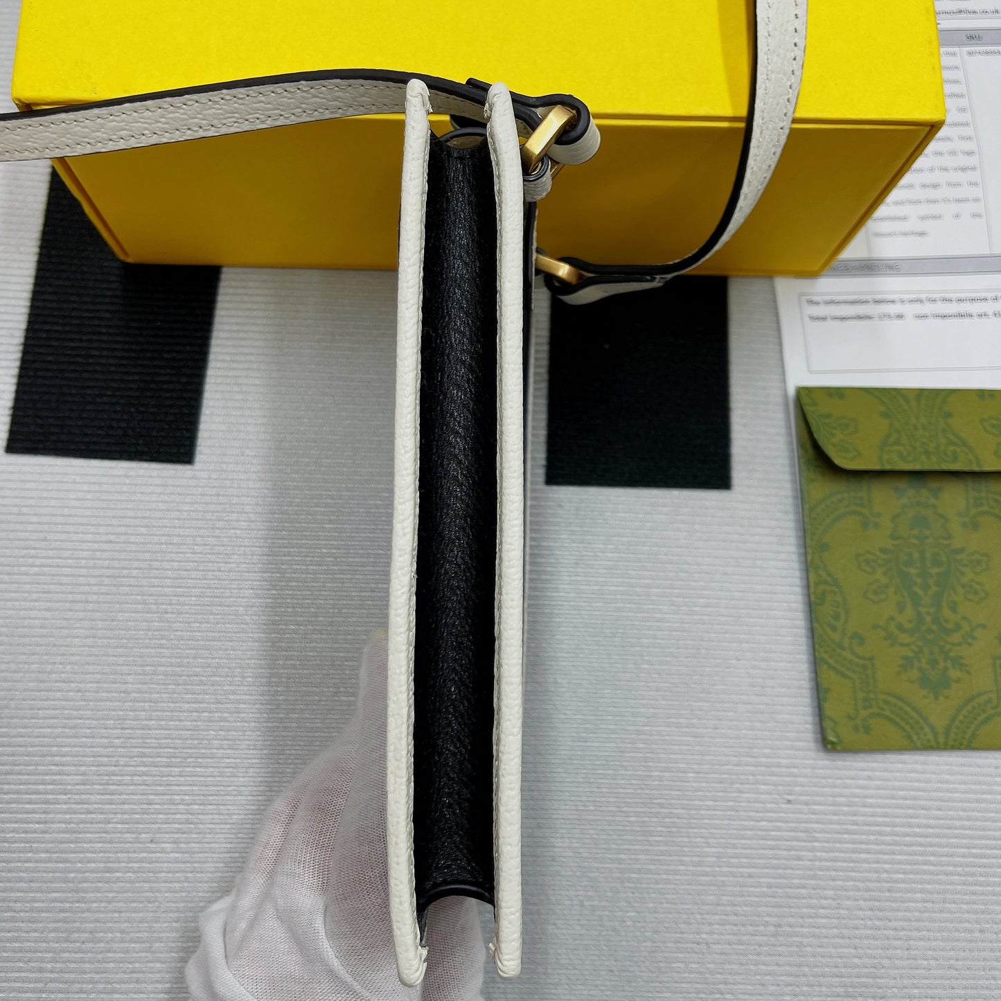 gg x Adidas Phone Case Black For Women, Women’s Bags 7.3in/18cm gg