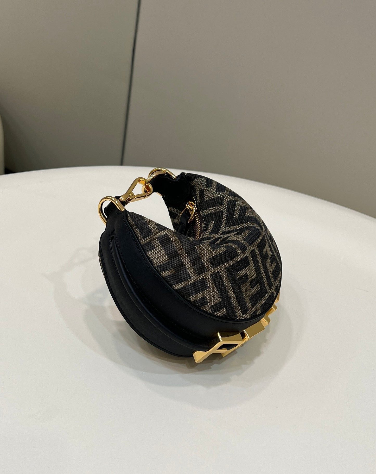 FI Nano FIgraphy Brown For Women, Women’s Handbags 6.7in/17cm FF 7AS089