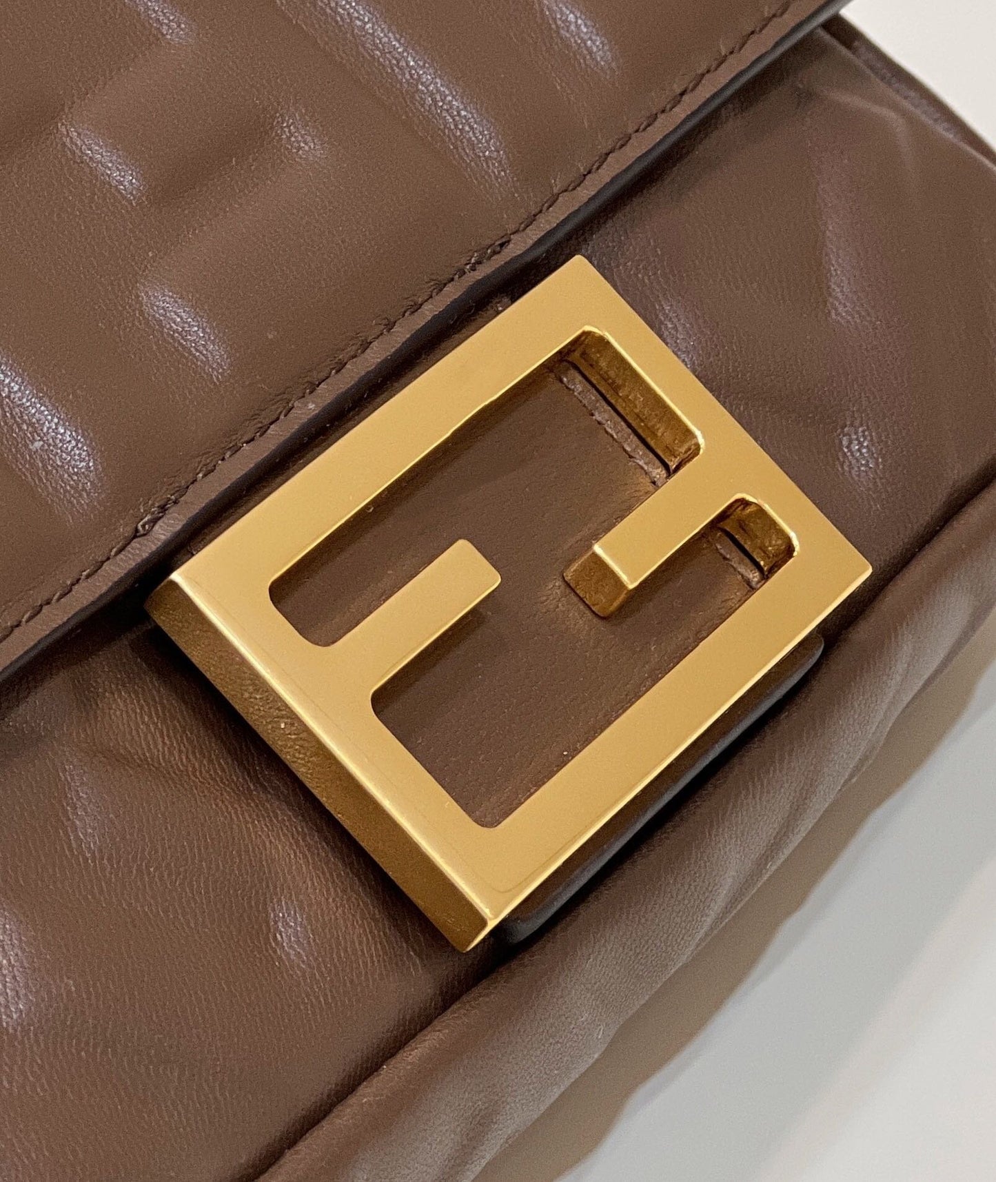 FI Baguette Brown For Women, Women’s Handbags, Shoulder And Crossbody Bags 7.5in/19cm FF 8BS017