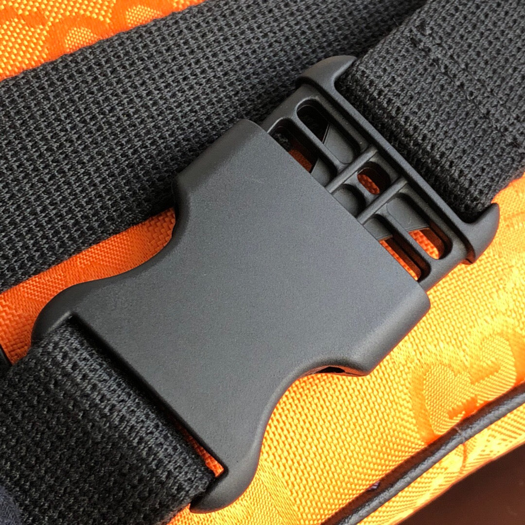 gg Off The Grid Belt Bag Orange gg ECONYL® For Men 9.5in/24cm gg